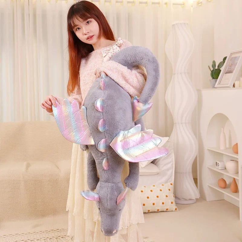 Giant Winged Dragon Plush Pillow