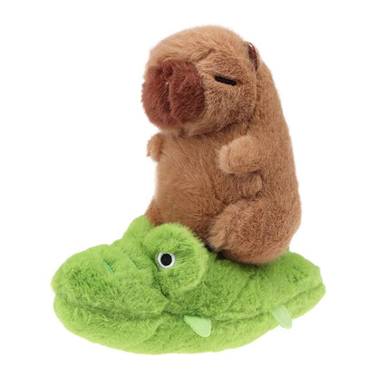 Capybara & Duck Ride-On Plush Toy