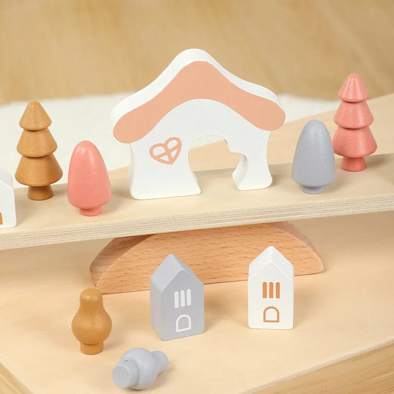 Wooden Toy Animal Balance Game