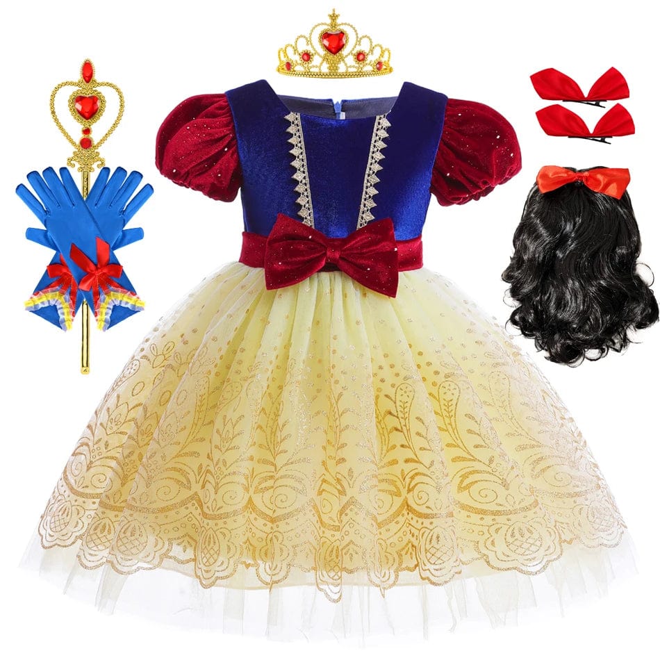 Royal Snow White Bowknot Dress