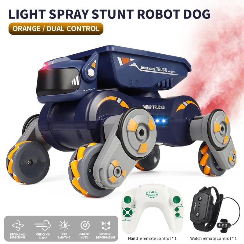 HydroStunt RoboDog – 2-in-1 Remote Control Stunt Dog