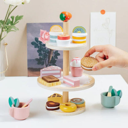 Wooden Toy Tea Party Set