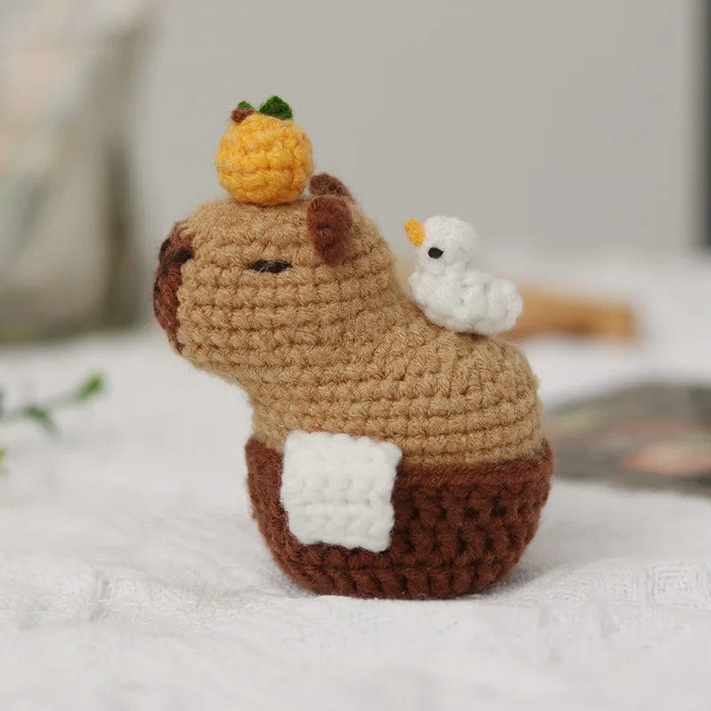 Handmade Crochet Capybara Mini Plush