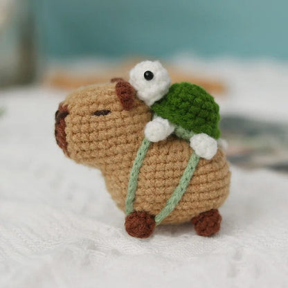 Handmade Crochet Capybara Mini Plush