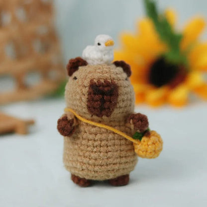 Handmade Crochet Capybara Mini Plush