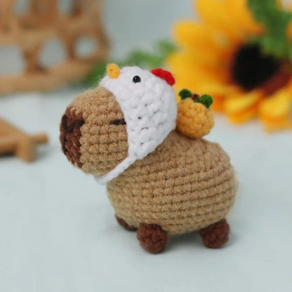 Handmade Crochet Capybara Mini Plush