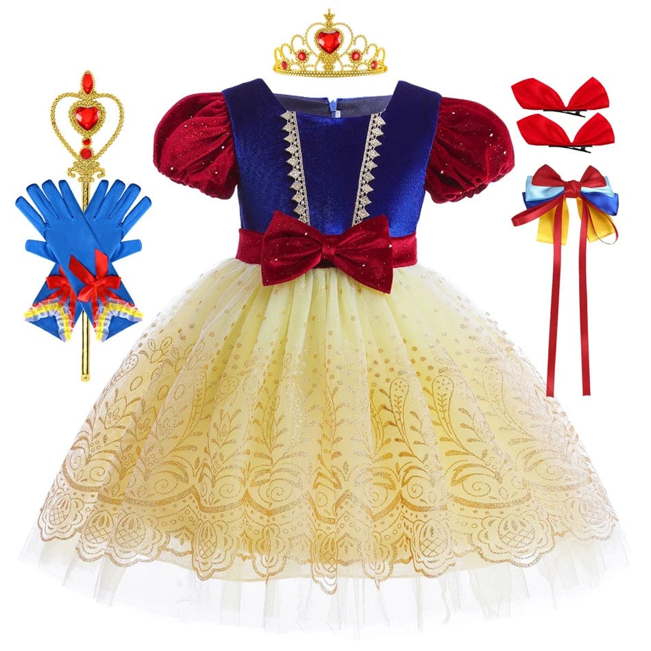 Royal Snow White Bowknot Dress