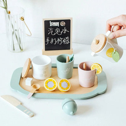 Wooden Toy Tea Party Set