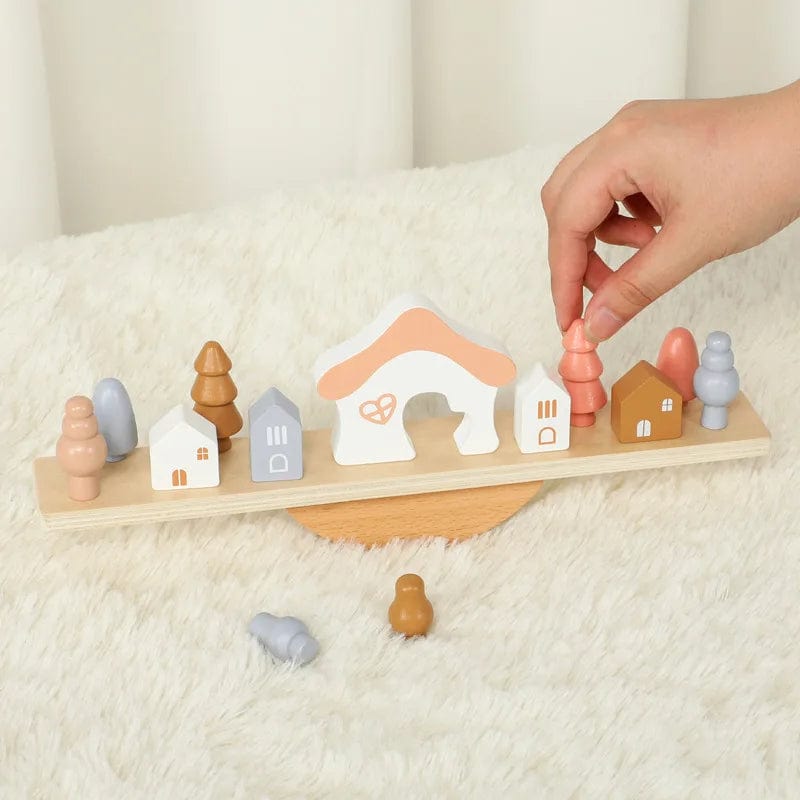 Wooden Toy Animal Balance Game