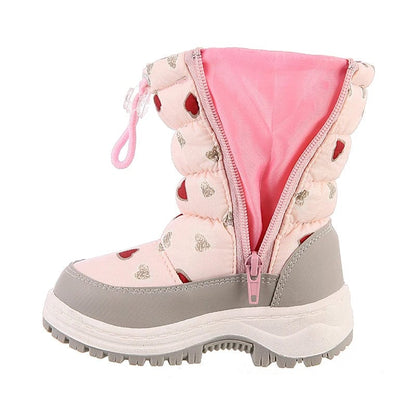 Heartfelt Toddler Winter Boots