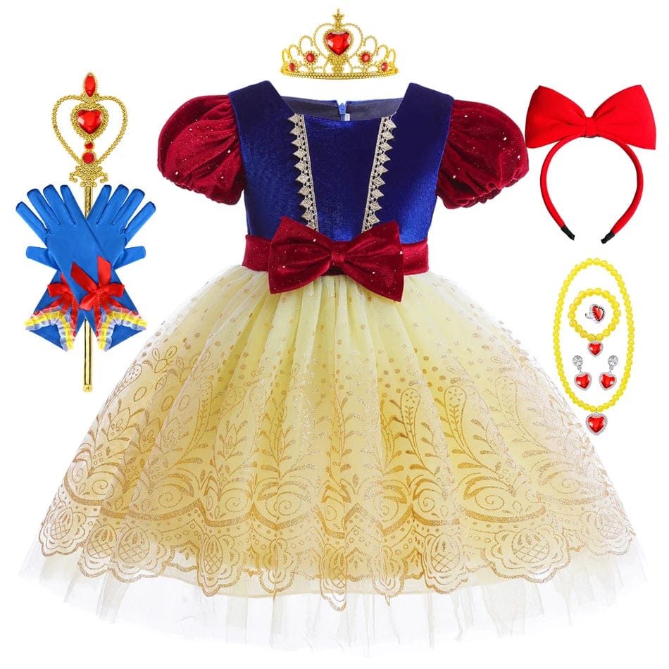 Royal Snow White Bowknot Dress