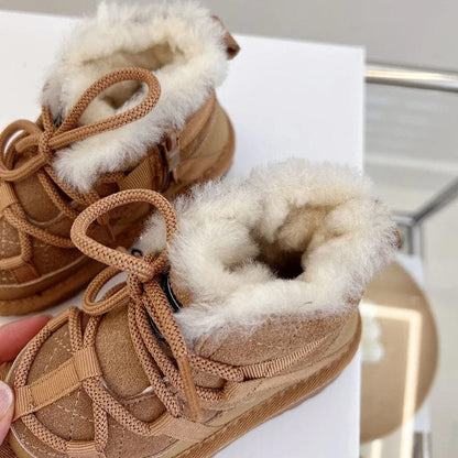 Cozy Plush Toddler Winter Boots