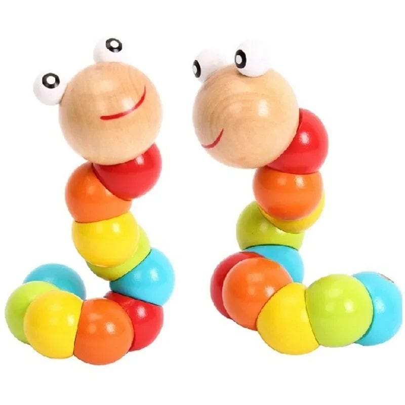 Wooden Toy Twist Caterpillar