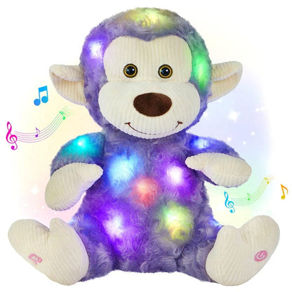 Glow Monkey - LED Light-Up Stuffed Animal