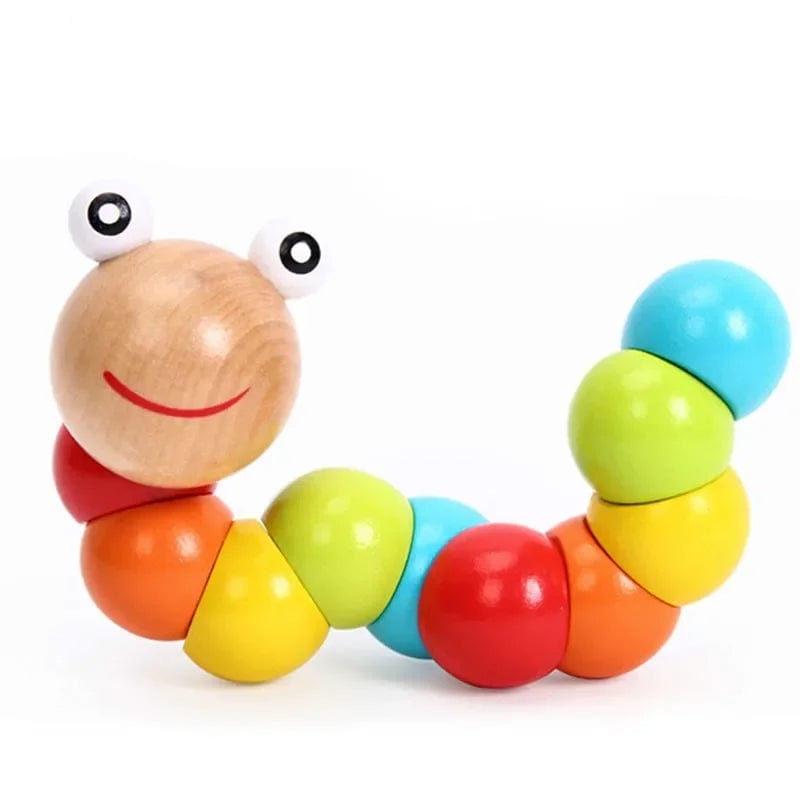 Wooden Toy Twist Caterpillar