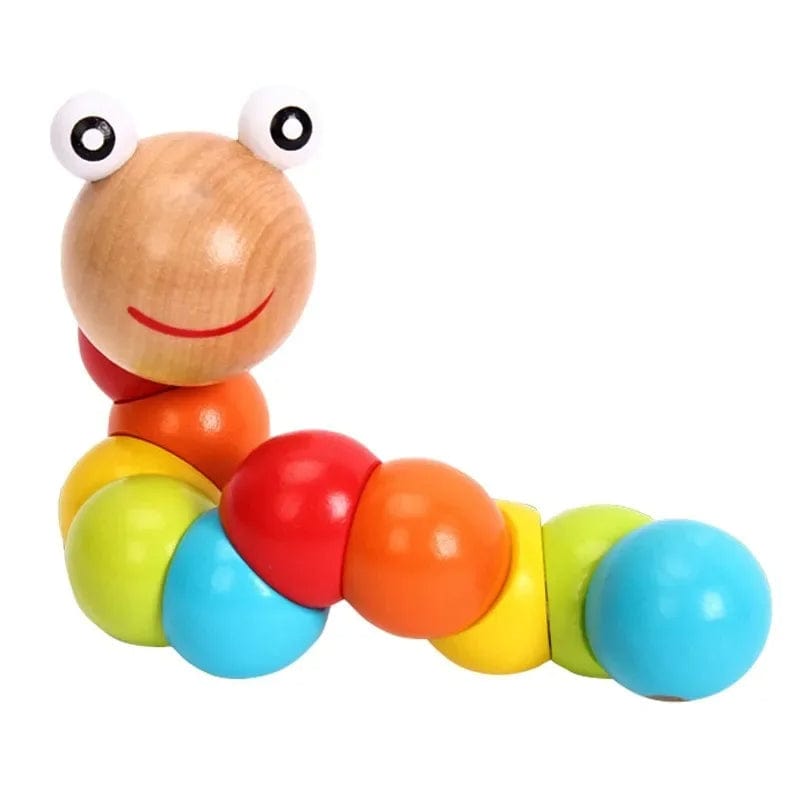 Wooden Toy Twist Caterpillar