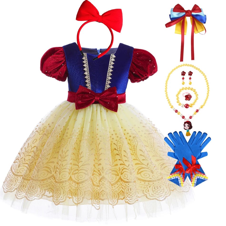 Royal Snow White Bowknot Dress