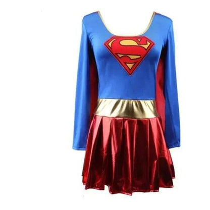 Supergirl Heroine Dress Cosplay Costume