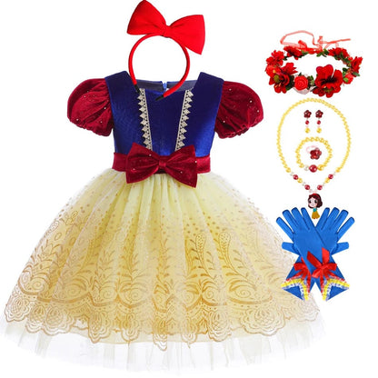 Royal Snow White Bowknot Dress