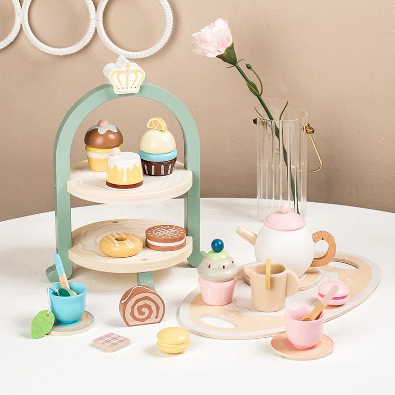 Wooden Toy Tea Party Set