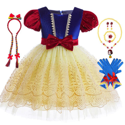 Royal Snow White Bowknot Dress