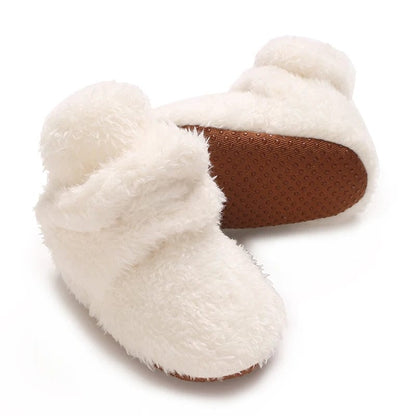 Snowy Snug Baby Booties