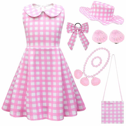 Barbie Costume Kids Elegant Princess Dress