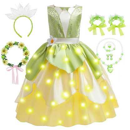 Princess Tiana Light-Up Costume Dress