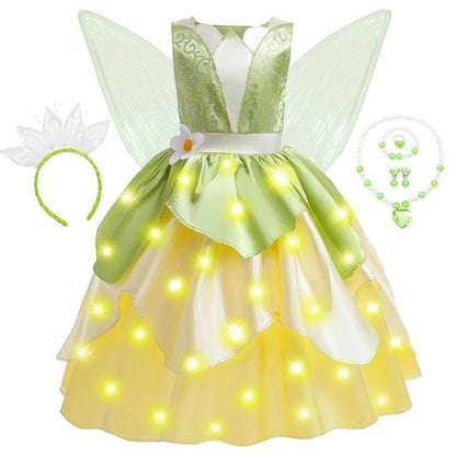 Princess Tiana Light-Up Costume Dress