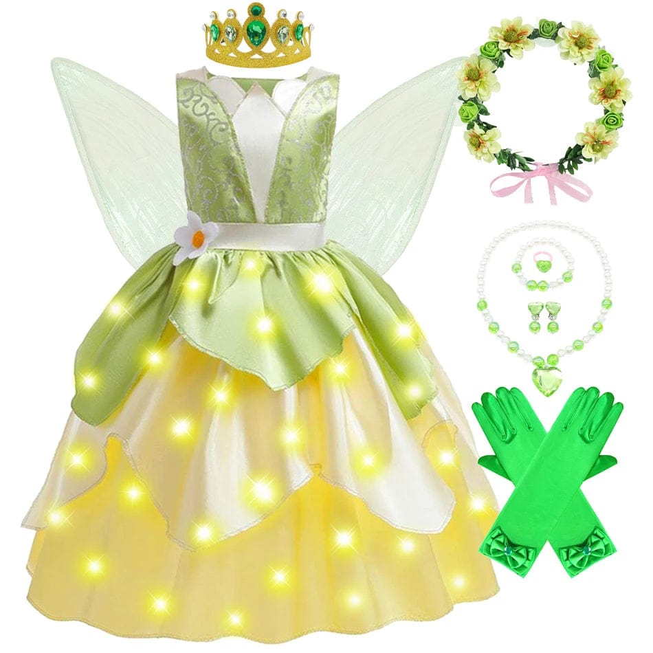 Princess Tiana Light-Up Costume Dress