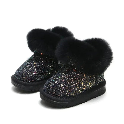 FROSTBLOOM – Cozy Glitter Winter Boots for Kids