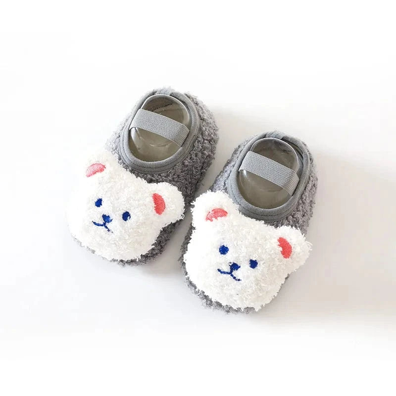 CUDDLEPAWS – Cozy Bear Slippers for Kids