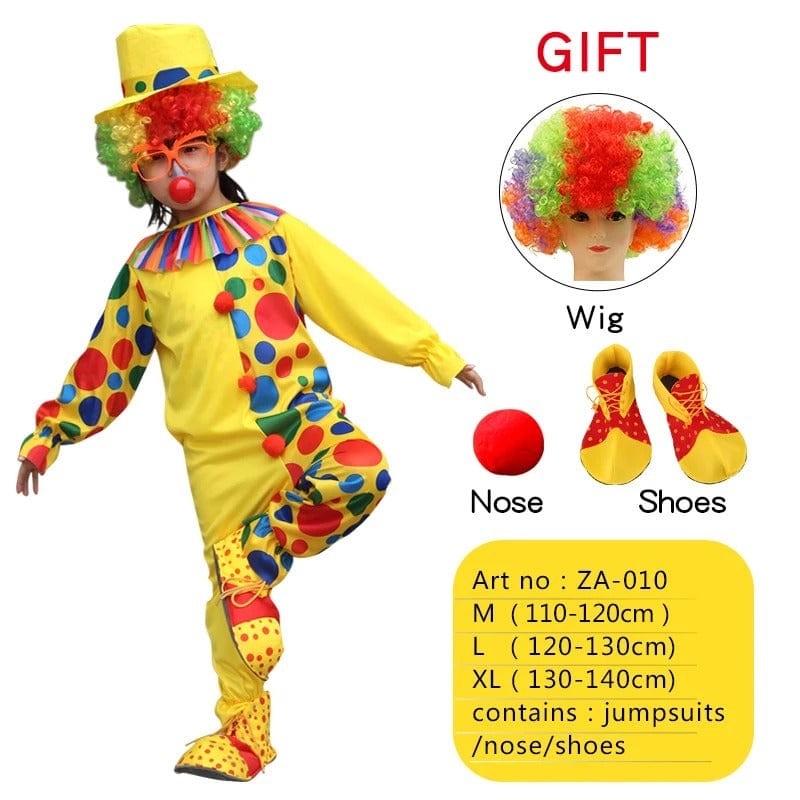 Clown Costume Kids Naughty Clown Dress Up