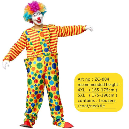 Clown Costume Fancy Dress Up TV Show Video Program Carnival Party