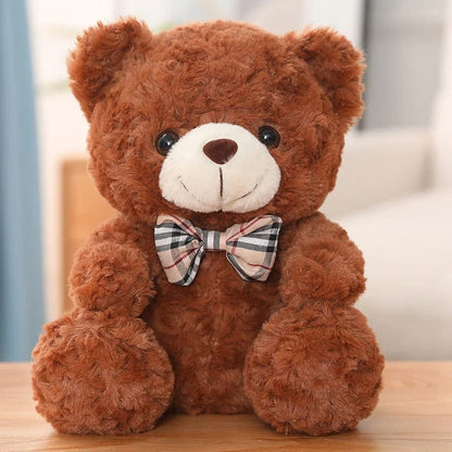 Bowtie Charm Stuffed Bear - Gift Plush