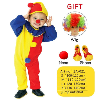 Clown Costume Kids Naughty Clown Dress Up