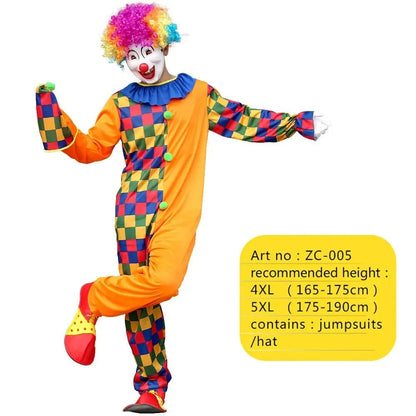 Clown Costume Fancy Dress Up TV Show Video Program Carnival Party