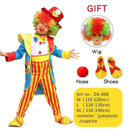 Clown Costume Kids Naughty Clown Dress Up