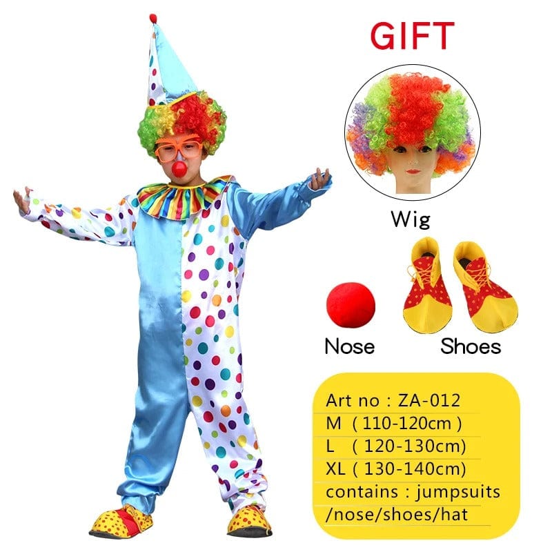 Clown Costume Kids Naughty Clown Dress Up