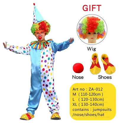 Clown Costume Kids Naughty Clown Dress Up