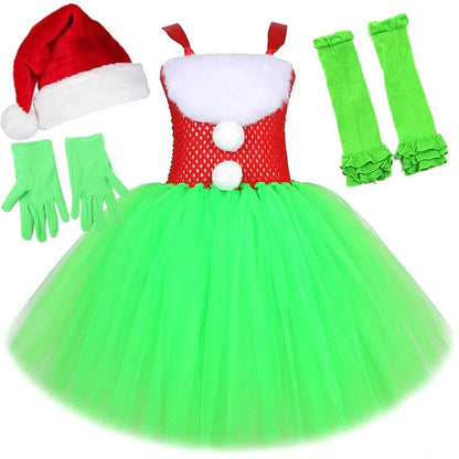 Grinch Costume Tutus Outfits Children