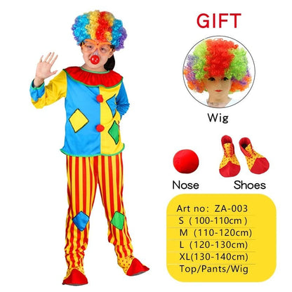 Clown Costume Kids Naughty Clown Dress Up