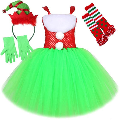 Grinch Costume Tutus Outfits Children