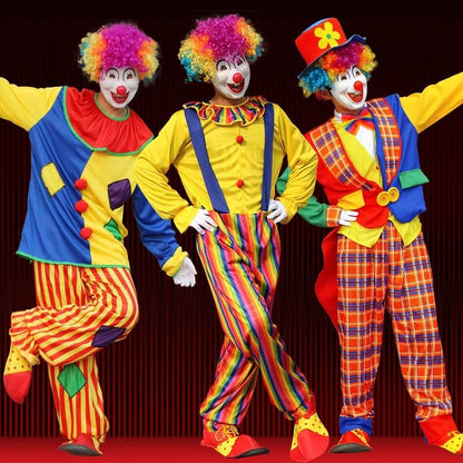 Clown Costume Fancy Dress Up TV Show Video Program Carnival Party