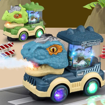 Dinosaur Truck Light & Spray Adventure Set