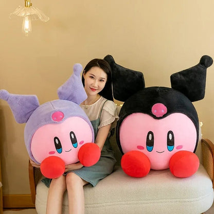 Kirby Cosplay Plush Pillow Kuromi Edition