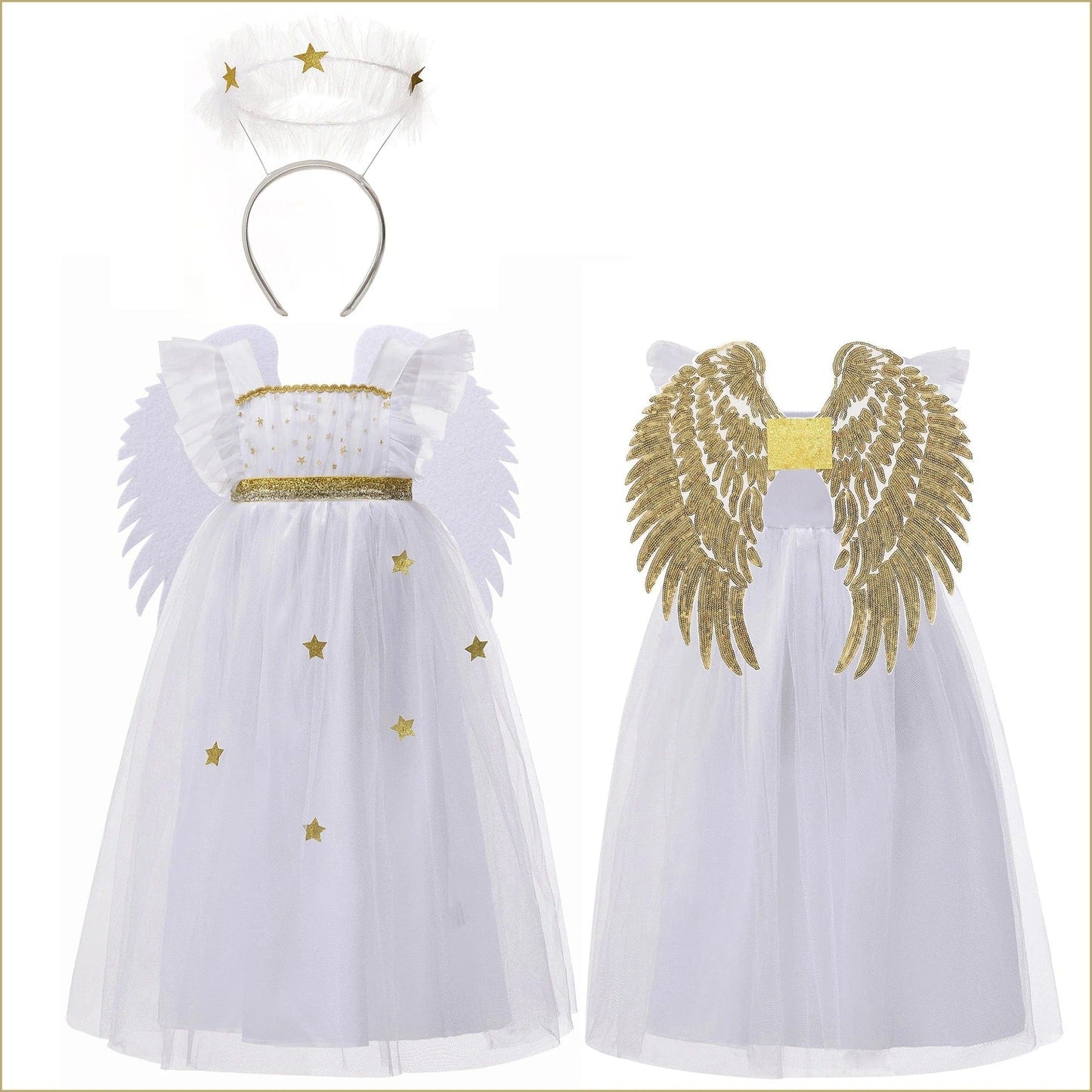 Angel Costume Kids Mini Seraphim