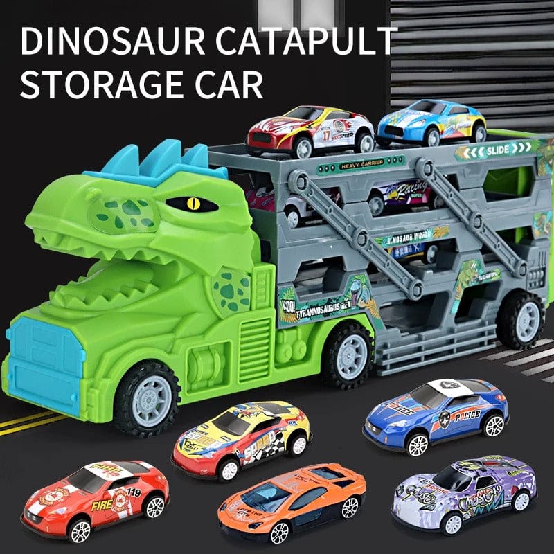 Dinosaur Truck 4-Car Carrier