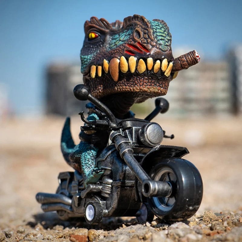 Dinosaur Toy Rex Rider Pullback Motorcycle