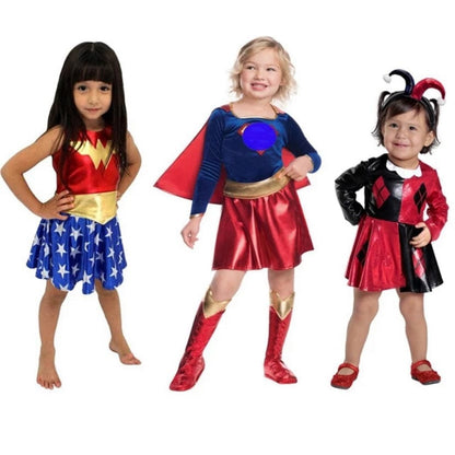 Wonder Woman Costume Long Sleeves Hero Outfit